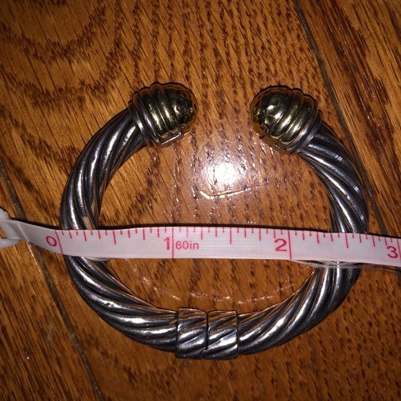 David Yurman Cable Classics bracelet with 14k gold - Picture 8 of 8